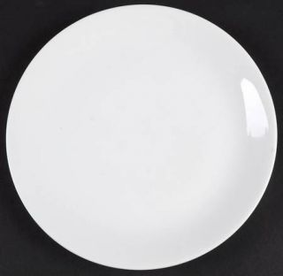 Thomas Rhythm Salad Plate, Fine China Dinnerware   All White,Raymond Loewy,Coupe