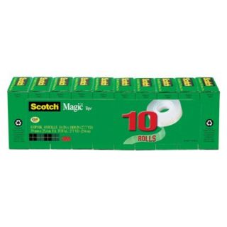 Scotch Magic Tape   10 Per Pack