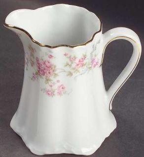 Hutschenreuther Richelieu Creamer, Fine China Dinnerware   Racine,Pink Flowers G