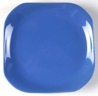 Gibson Designs Conway Blue Square Dinner Plate, Fine China Dinnerware   Blue,Und