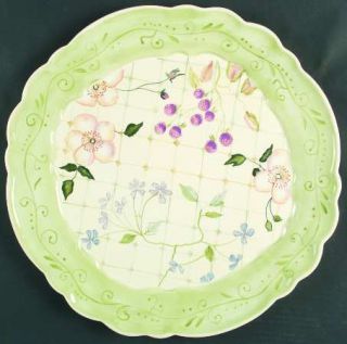 Tracy Porter Evelyn 17 Chop Plate (Round Platter), Fine China Dinnerware   Flow