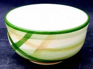 Metlox   Poppytrail   Vernon Gingham Green 1 Pint Bowl, Fine China Dinnerware  