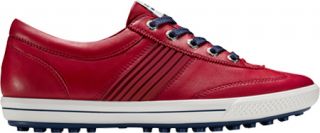 Womens ECCO Golf Street Sport   Chili Red/Royal Feather Golf Shoes