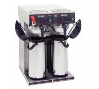 BUNN O Matic Twin Airpot Coffee Brewer, Faucet, 120/240 V