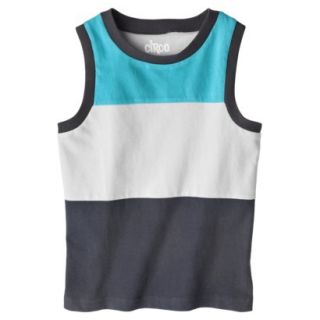 Circo Infant Toddler Boys Color Block Muscle Tee   Silver Foil 5T