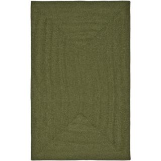 Hand woven Country Living Reversible Green Braided Rug (8 X 10)