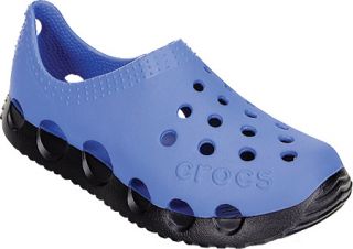 Childrens Crocs Duet Orb Slip On 15827   Varsity Blue/Onyx Casual Shoes