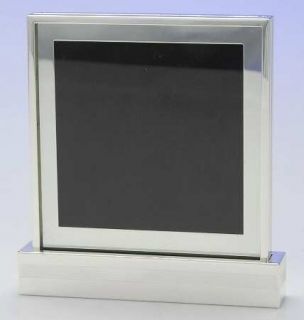 Wedgwood Grosgrain (Silverplate, Hollowware) Frame Holds 5 X 5   Silverplate,