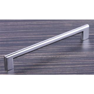 Contemporary 8 1/8 inch Key Shape Design Stainless Steel Finish Cabinet Bar Pull Handle (case Of 4)