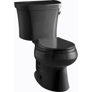 Kohler K 3947 RA 7 WELLWORTH Round Front 1.28 gpf Toilet, 14 In. Rough In, Right