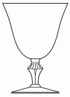 Glastonbury   Lotus 92 Water Goblet   Stem #92, Clear