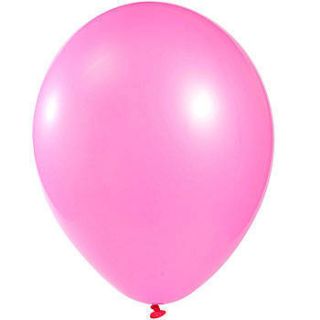 Hot Pink Neon Latex Balloons