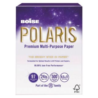 Boise Polaris Premium Multipurpose Paper, 24 lb   White (5000 Sheets Per Carton)