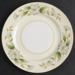 Empress (USA) Epr1 (Usa) Bread & Butter Plate, Fine China Dinnerware   Gray/Whit