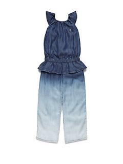 Gucci Girls Ombre Denim Overalls   Blue Ombre