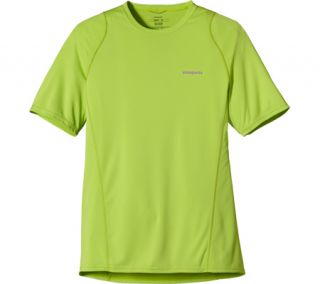 Mens Patagonia Short Sleeved Fore Runner Shirt   Lotus Green T Shirts