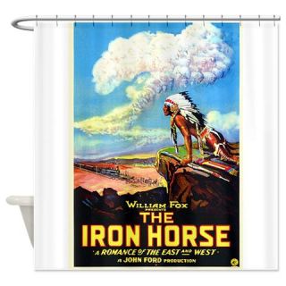  the iron horse Shower Curtain  Use code FREECART at Checkout