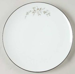 Noritake Marietta Salad Plate, Fine China Dinnerware   White Roses & Buds To One