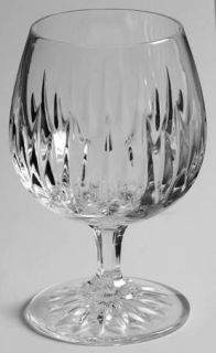 Reed & Barton Crystal Soho 8 Oz Brandy Glass   Clear,Vertical Cuts,No Trim