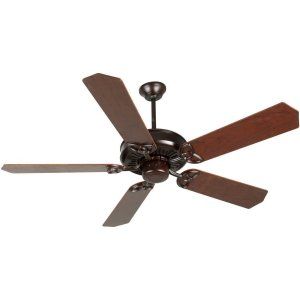 Craftmade CRA K10834 American Tradition 52 Ceiling Fan with Standard Rosewood B