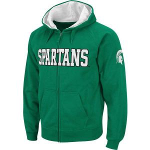 Michigan State Spartans Colosseum NCAA Block Fullzip Hoodie