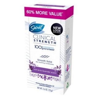 Secret Clinical Strength Smooth Solid Womens Antiperspirant & Deodorant Ooh La 