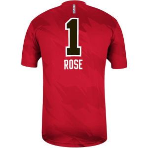 Chicago Bulls Derrick Rose adidas NBA Gametime Shooting Shirt