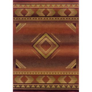 Generations Transitional Red/ Beige Rug (2 X 3)
