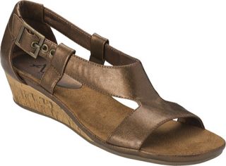 Womens A2 by Aerosoles Crown Chewls   Bronze PU Casual Shoes