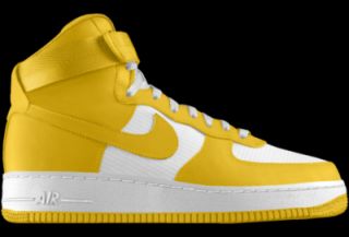 Nike Air Force 1 High iD Custom Mens Shoes   Yellow
