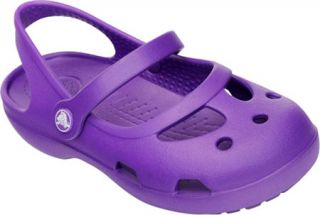 Girls Crocs Shayna   Neon Purple Casual Shoes