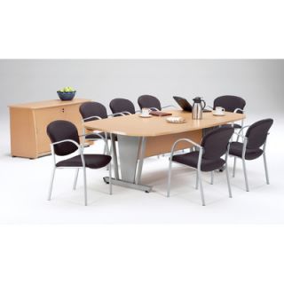 OFM Modular Conference Table with Credenza and Optional Chairs 55118/55135/4 