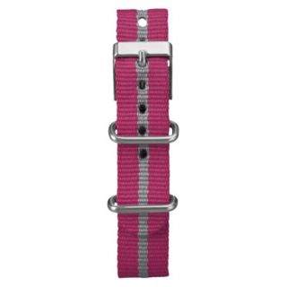 Womens Timex Weekender Midsize Slip Through Replacement Strap   Pink/Grey