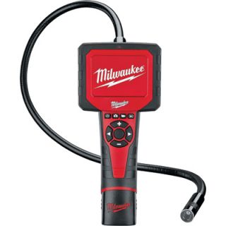 Milwaukee M Spector AV M12 Cordless Multimedia Kit   9.5mm Analog Camera,