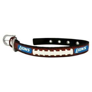 Detroit Lions Classic Leather Small Football Collar