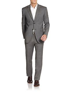 Virgin Wool Two Button Suit/Slim Fit