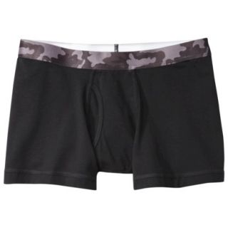 Mossimo Supply Co. Mens Black Camouflage Boxer Briefs   S