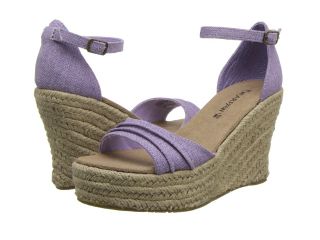 Bearpaw Blossom Womens Wedge Shoes (Purple)
