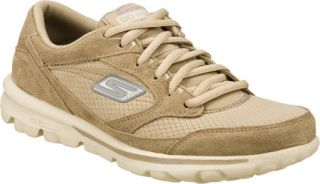 Womens Skechers GOwalk Action   Natural Casual Shoes