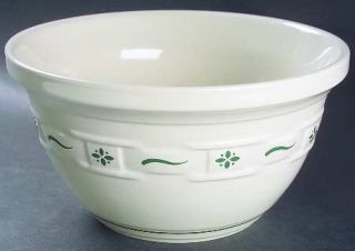 Longaberger Woven Traditions Heritage Green Mixing Bowl, Fine China Dinnerware  