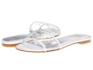 Stuart Weitzman Bridget Womens Slide Shoes (Silver)