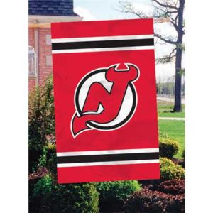 New Jersey Devils Applique House Flag