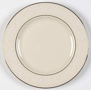Lenox China Linen Rose Salad Plate, Fine China Dinnerware   White Vine On Off Wh