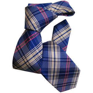 Dmitry Boys Blue Classic patterned Italian Silk Woven Tie (BlueApproximate length 48 inchesApproximate width 2.25 inchesCountry of Origin ItalyMaterials 100 percent silkCare instructions Dry cleanModel DMITRY Boy 11 )