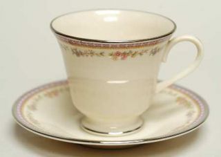 Lenox China Amethyst Footed Cup & Saucer Set, Fine China Dinnerware   Cosmopolit