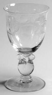 Heisey Moonglo (Stem #5040) Wine Glass   S #5040,C #980,Stems Blown,Serve Presse
