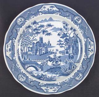 Spode EngraverS Archive Collection Dinner Plate, Fine China Dinnerware   Blue &