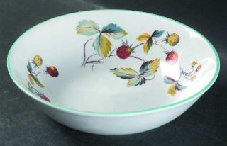 Royal Worcester Strawberry Fair (Oven To Table,Bluetrim) Coupe Cereal Bowl, Fine