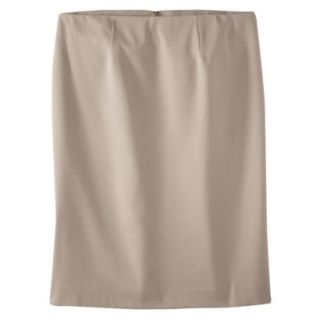 Merona Womens Plus Size Classic Pencil Skirt   Khaki 22W