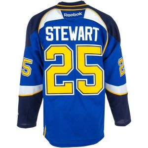 St. Louis Blues Chris Stewart Reebok NHL Premier Player Jersey